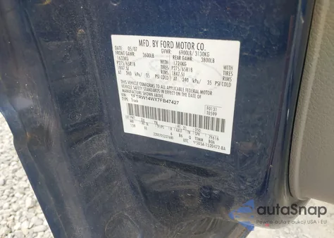 2007 Ford F150 Supercrew from USA, damaged, VIN 1FTRW14WX7FB47427